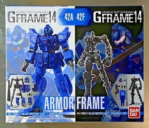 BANDAI Blue Destiny Unit 1 Mobile Suit Gundam G Frame 14 (42A & 42F) - Picture 1 of 2