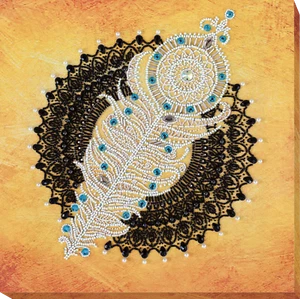 DIY Bead Embroidery Kit Delicate Breath Beaded stitching needlepoint beadwork - Picture 1 of 8