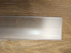 Clear Label & Holder Channel Strips 12 Extruded shelf strips. - Picture 1 of 12