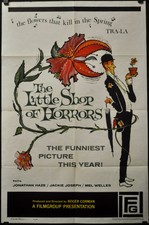 LITTLE SHOP OF HORRORS 1960 ORIG 27X41 MOVIE POSTER JACK NICHOLSON ROGER CORMAN