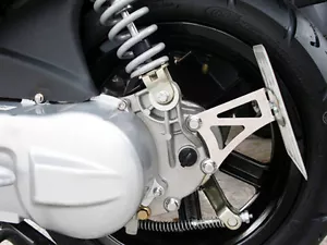 Kennzeichenhalter seitlich CPI 50 Sachs Roller GP JP Keeway RY 8 Tuning NEU - Bild 1 von 7