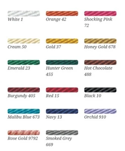 Brisfords Gerstendrehseil verschiedene Farben - 5 Meter oder 20 Meter volle Rolle - Bild 1 von 6