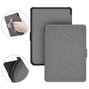 For Kobo Clara HD 2018 6" Smart Folio Cover E-book Reader Case With Hand Strap - Picture 1 of 17