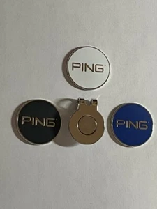 (3) Karsten PING 1 Zoll Münzstil Golf Marker mit Bonus Hutclip - Qualität hergestellt - Bild 1 von 1