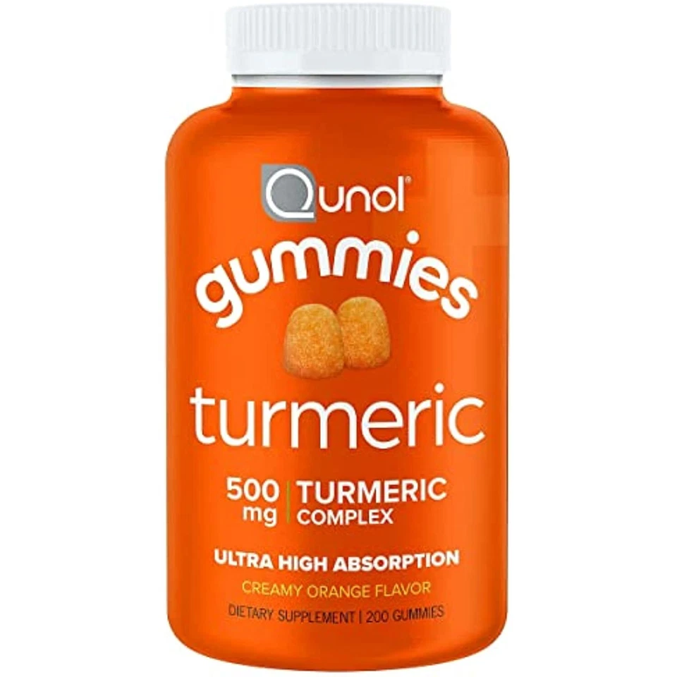 3pk Qunol Turmeric Curcumin Complex Gummies Joint Health Flexibility 600ct.total