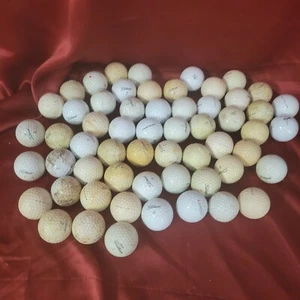 Mixed Lot of 58 Golf Balls Various Brands Of Titleist. Used - Picture 1 of 7