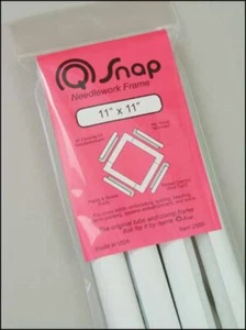 Q-SNAP Kreuzstich Stickerei Nadelarbeitsrahmen 11 x 11 Neu in Verpackung Made in USA - Bild 1 von 1