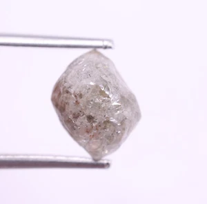 2,87 kt roher ungeschliffener grauer Diamant natürlicher Erdabbau Rohdiamant ... - Bild 1 von 14