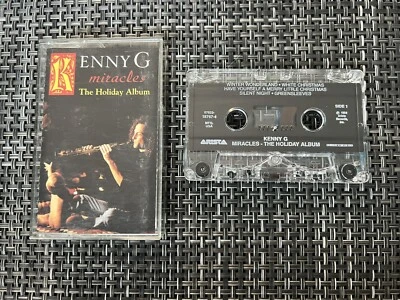 🎄Vintage Audio Music Cassette Tape Kenny G Miracles Holiday Album🎄 Foto 1 de 2