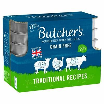 Butcher's Traditional Recipes Dog Food Trays 12 X 150g • 12.40£