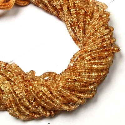 Natural Imperial Topaz Beads, 4-5 MM Beads 13 Inch Strand Imperial Topaz RNB-13 - Image 1 of 4