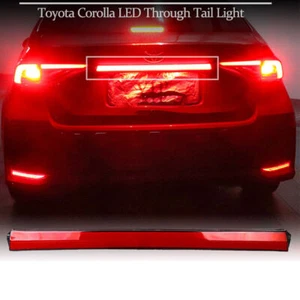 LED Red Rear Fog&Brake Taillight Bumper Reflector Lights For Toyota Corolla B - Picture 1 of 4