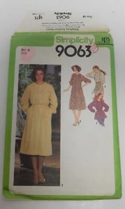 1979 Simplicity Uncut Pattern 9063 Top Dress Size: 18 Bust 40 - Picture 1 of 3