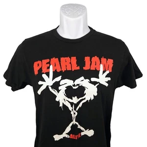 Rock Me Pearl Jam Alive Graphic T-Shirt Short Sleeve Band Tee Small - Picture 1 of 7