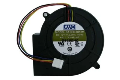 Ventilador soplador AVC BA10033B12M 97x33mm 12V 0.99A PWM 4 pines Foto 1 de 3