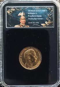 SEHR SELTEN - GOLD - 20 Mark - Preußen - 1906 J - Kaiser Wilhelm II. - TOP - Bild 1 von 18