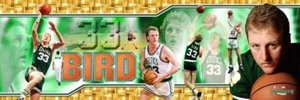 NBA Basketball Larry Bird Boston Celtics Photoramic #3007 - Picture 1 of 5