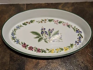 Royal Worcester Worcester Herbs 12'' Oval Baker Sage - Picture 1 of 9