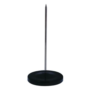 Spike Docket 70mm Diameter 140mm High File Metal Black Receipts Office Invoice - Picture 1 of 2