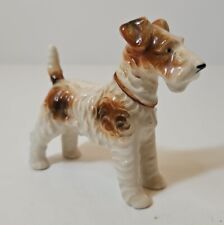 Vintage Occupied Japan Jack Russell Terrier Dog Parsons Dog Figurine 4"Lx3.5"T