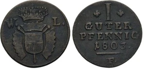 1803 SCHAUMBURG-HESSEN (German States) Pfennig - Picture 1 of 1