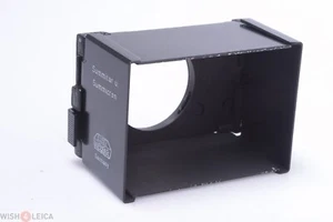 ✅ LEICA SUMMITAR SUMMICRON HOOD, SUN SHADE SOOPD FOR 50MM LENS BLACK PAINT BRASS - Picture 1 of 7