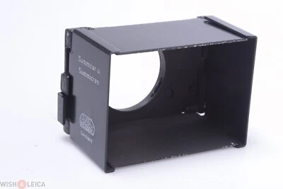 ✅ LEICA SUMMITAR SUMMICRON HOOD, SUN SHADE SOOPD FOR 50MM LENS BLACK PAINT BRASS - Image 1 of 4
