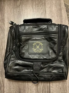 Schwarze Leder Golf persönliche Reisetasche Belvedere Golfschläger PGA - Bild 1 von 5