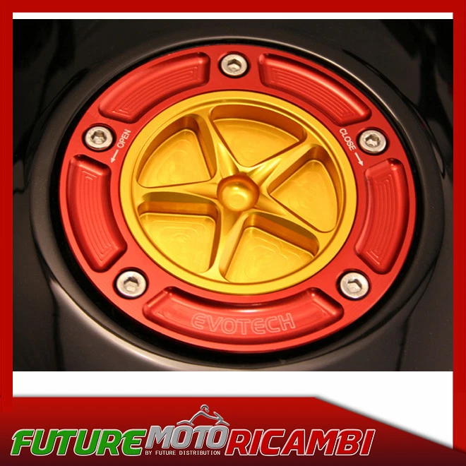 EVOTECH TAPPO SERBATOIO BENZINA A VITE DUCATI 848 / 1098 / 1198 FUEL CAP Foto 1 de 1