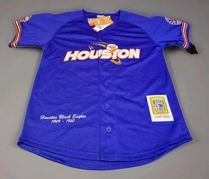Houston Black Eagles Headgear Classics Negro League BB Jersey Size S Mesh NWT - Picture 1 of 9