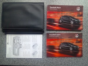 VAUXHALL ASTRA J OWNERS MANUAL HANDBOOK IN WALLET BOOK PACK MK6 2010-2015 - Picture 1 of 7