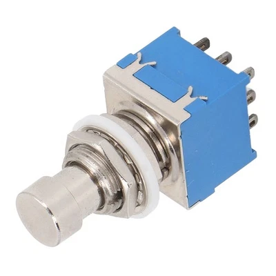 Gitarren-Effekt-Pedal Fußschalter 9-polig 3PDT-Drucktaste True Bypass Gitarreneffekt - Bild 1 von 4