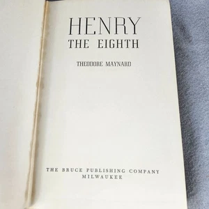 Henry The Eighth By Theodore Maynard Hardcover 1949 Edition Purple - Picture 1 of 9