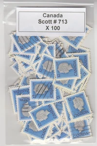 CANADÁ - USADO - SC # 713 X 100 - ARTESANÍA..ETC. - Imagen 1 de 1