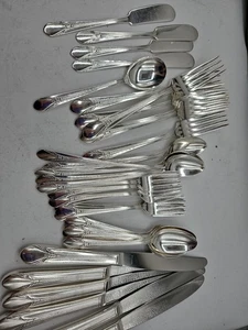 MFG WM Rogers de colección. CO. Cubiertos de plata originales Rogers 30+ piezas - Imagen 1 de 5