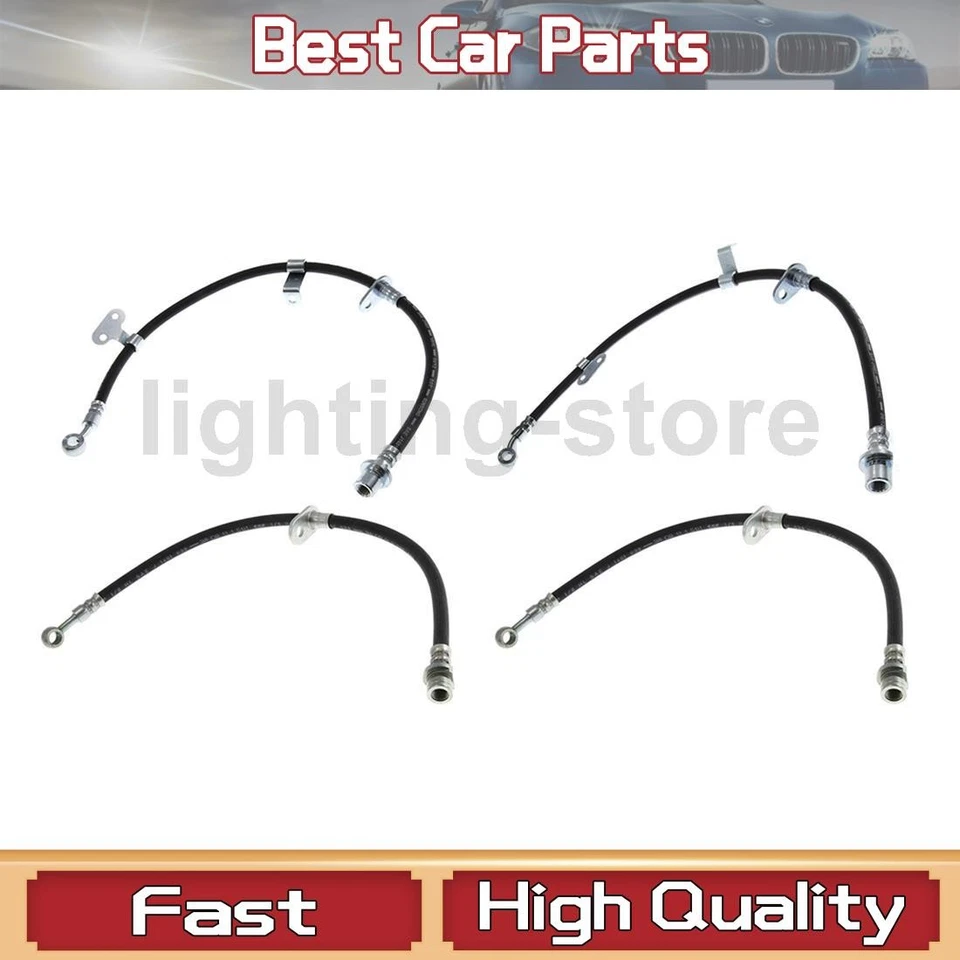 Línea de freno de manguera hidráulica de freno de freno delantero trasero 4 para Acura RL 3,5 L Foto 1 de 4