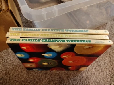 The Family Creative Workshop VOLUMES VOLUMES 1, 2, 3 Hardback Books Vintage - Image 1 of 4