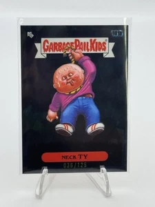 2022 Topps Garbage Pail Kids Sapphire NECK TY #181b Black Refractor 036/125 GPK - Picture 1 of 3