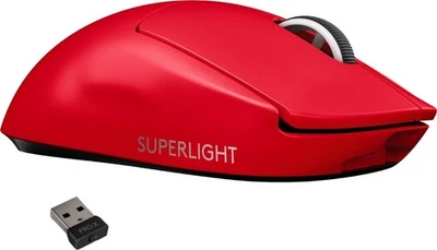 Logitech - PRO X SUPERLIGHT Lightweight Wireless Optical Gaming Mouse with HERO - Image 1 of 4
