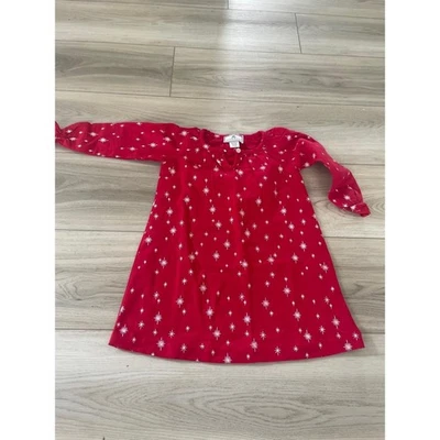 Camisón Petite Plume Niña Franela Delfines en Noche Estrellada 6-12 meses Foto 1 de 3