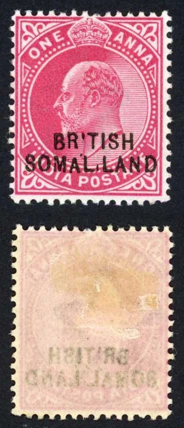 Somalilandia SG26a 1a SOMAL.LAND M/M Cat 60 libras Foto 1 de 1