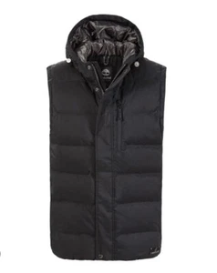 Timberland Goose Eye Down Men’s Gilet Vest Small Black Brand New - Picture 1 of 6