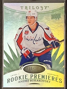 2014-15 Upper Deck Trilogy Rookie Premieres Radiant Green Andre Burakovsky/199 - Imagen 1 de 2