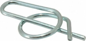 Steel 1/2" Shaft Dia 1.42" Long 0.062" Wire Locking Cotter Pin Ring *Bag of 100* - Picture 1 of 1
