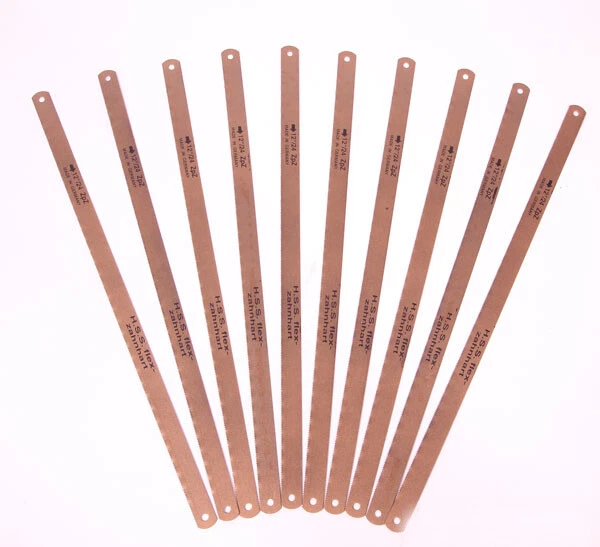 10 x Metallsägeblätter Handsägeblatt Bügelsäge 300 mm 24ZpZ HSS Made in Germany - Bild 1 von 1