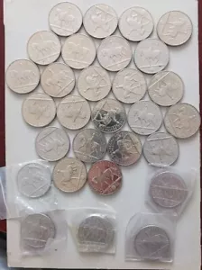 29 x £5 ELIZABETH II DEI GRA REGINA FID DEF 2002 coins =£145. - Picture 1 of 4
