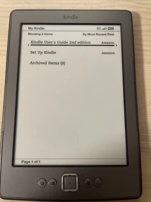 Amazon Kindle 4th Generation, Wi-Fi * Please Read Description* W20-cd18 - Image 1 of 2