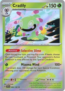 Cradily 006 Pokemon SV07: Stellar Crown Rare Foil NP - Picture 1 of 1