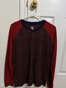 Camisa torso térmico marrón/roja manga larga para adolescentes talla 2 XG (18) - Imagen 1 de 3