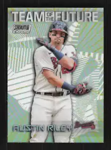 Austin Riley 2022 Stadium Club Chrome Team of the Future Braves #TOF-9 - Picture 1 of 2